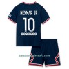 Conjunto (Camiseta+Pantalón Corto) Paris Saint-Germain Neymar Jr 10 Primera Equipación 2021/22 - Niño